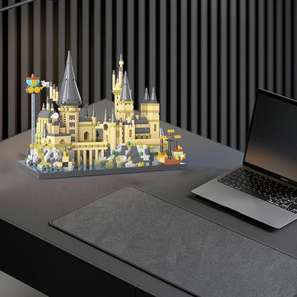 Magic Castle Micro Mini Building Set 2743 Pcs Magic House Model Building Toys STEM Creative Magic World Office and Home Decor Bricks Kits Christmas Birthday Gift for Adults Teens Kids 14+