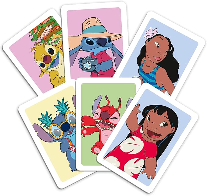 Top Trumps Match Game Lilo &amp Stitch - Family Board Games for Kids and Adults - Matching and Memory for Two Player Kids Game - Memories and Learning Fun Time for 4 and up