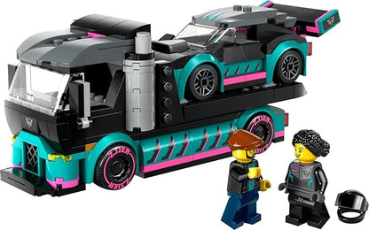 LEGO 60406 City Autotransporter mit Rennwagen 2 Minifiguren Laderampe