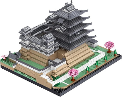 Himeji Castle Japan Micro Brick Building Set (3037 Pieces) – Landmark Model Educational Toy Gift for Kids and Adults