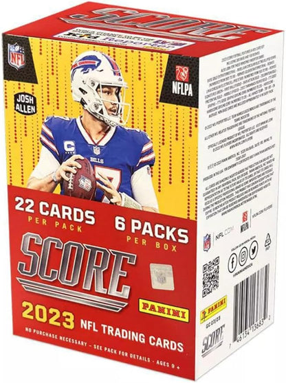 2023 Panini Score Football Trading Card Blaster Box - 132 Football Cards - Look for Rookie Cards of Bryce Young CJ Stroud Will Levis and More!!