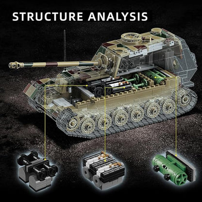 Military Armored Tank Vehicle Building Block Set (C6)