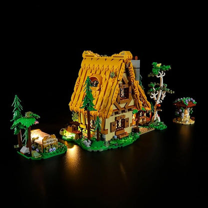 LIGHTAILING Light for Lego-43242 Snow White and The Seven Dwarfs' Cottage - Led Lighting Kit Compatible with Lego Building Blocks Model - NOT Included The Model Set