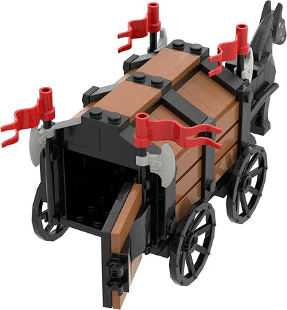 Medieval Ancient Castle Carriage Building BlocksAncient Military Weapons Chariot Building BricksMedieval Castle Building SetMOC Medieval Castle Accessories Building Blocks