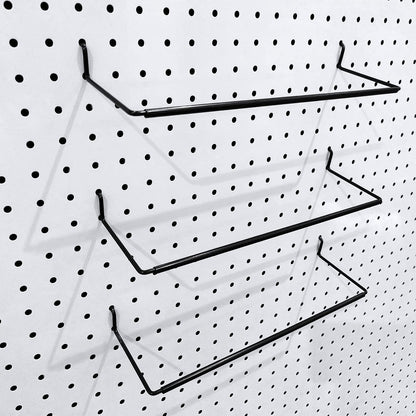 5 Pack Extendable Pegboard Paper Towel Holder,Pegboard Hook for Workshop,Garage,Kitchen,Laundry Room,Bathroom etc.