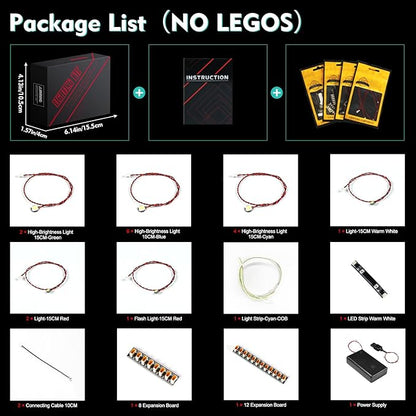 VONADO LED Light Kit Compatible with Lego Millennium Falcon 75375 - Creative Lighting Set Accessories