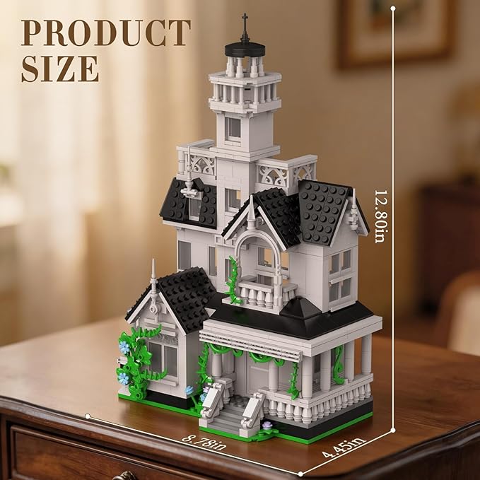 Magic House Building Set Owens House Building Blocks with LED Light Architecture Decor Model Kit Gifts for Adults Teens Age 14+(1162 PCS)
