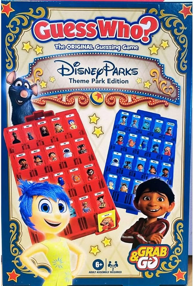 WDW Orlando - Guess Who? Theme Park Edition Original Guessing Game Grab &amp Go