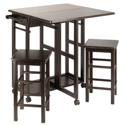 Winsome Suzanne Space Saver Set, for Kitchen, 33", Coffee