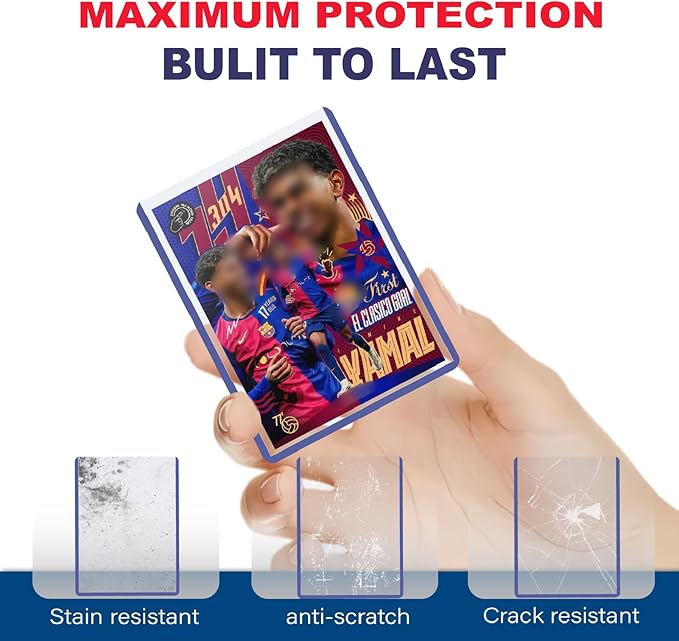 400 Hard Card Sleeves Card Toploaders for Protection for Baseball Football Premium Top Loaders for Cards Ensuring Safety (400 Hard Sleeves)