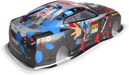 Manrock 1/10 Scale RC Painted Drift Racing Touring Onroad Car Body Shell NA GTR