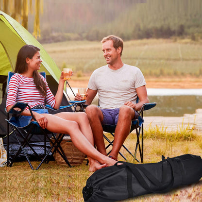 Datyiiha 2 Pack Camping Chair Replacement Bag 39.3 Inches Large Folding Chair Carry Bag Nylon Storage Tent Bag with Handle Strap for Travel Outdoor Camping Sports (No Chair Included)