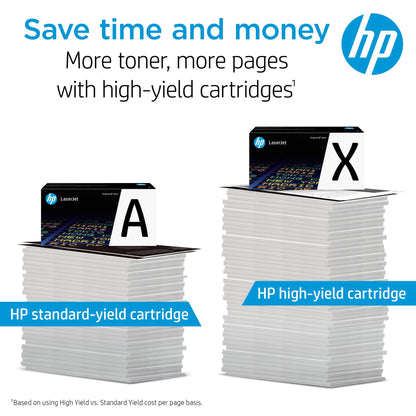 HP 414A Yellow Toner Cartridge | Works with HP Color LaserJet Enterprise M455dn, MFP M480f; HP Color LaserJet Pro M454 Series, MFP M479 Series | W2022A