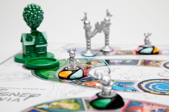 The Magical World of Disney Trivia Games – Board Games for Family Night Family Games Multi-Player Board Game Family Board Game Travel Games Disney Game Ages 6+