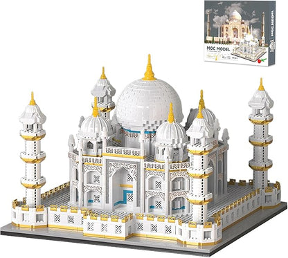 Architecture Taj Mahal Micro Mini Building Blocks SetLandmarks Collection Display Model Gift for Adults(4030 Pieces)