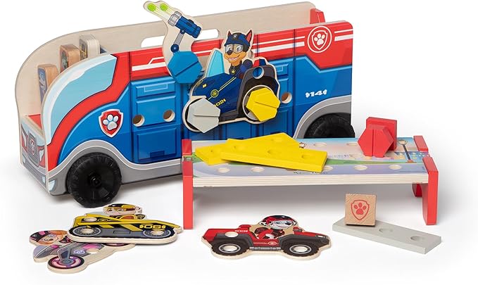Melissa &amp Doug PAW Patrol Match &amp Build Mission Cruiser - FSC Certified