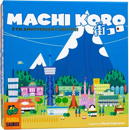 Machi Koro Board Game The Ultimate City-Building Game! Fast-Paced Dice Rolling Strategy Game for Kids and Adults Ages 8+ 2-4 Players 30 Minute Playtime Made by Pandasaurus Games