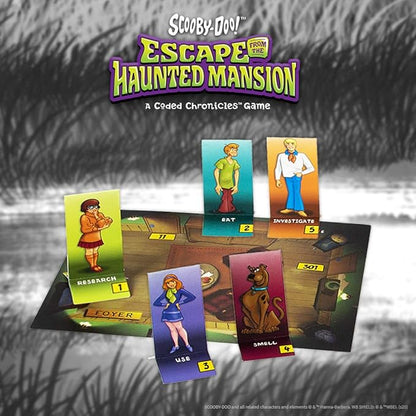 Scooby-Doo: Escape from The Haunted Mansion - A Coded Chronicles Game | Escape Room Game for Kids &amp Adults | Featuring Iconic Characters and Mysteries | Officially Licensed Hanna-Barbera Game