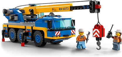 Lego 60324 City Off-Road Crane Crane and Truck Toy with Hooks Buildable Vehicle Toy for Boys and Girls from 7 Years Gift for Children and Fans of Construction Vehicles