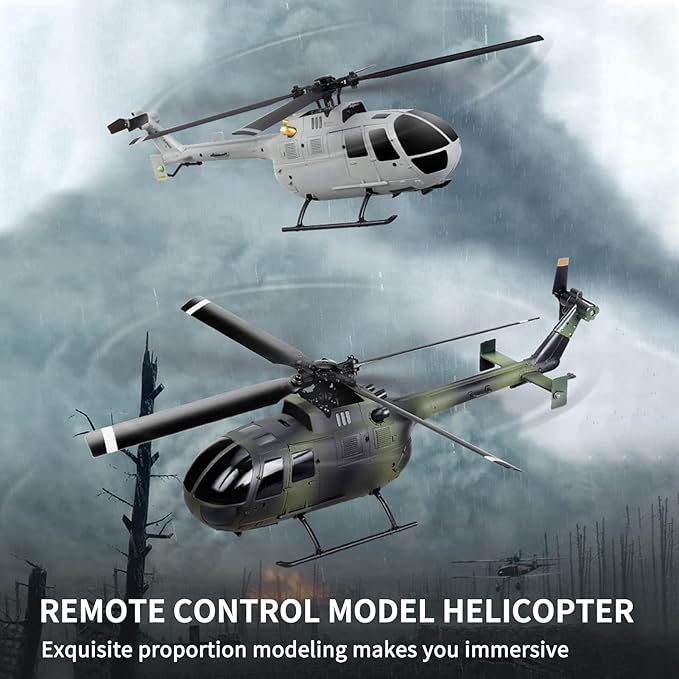 GoolRC C186 Remote Control Helicopter 4 CH Single Propeller Without Ailerons RC Helicopter with 6-axis Gyro Stabilization Altitude Hold 3 Batteries Remote Control Airplane Toy for Adults Orange