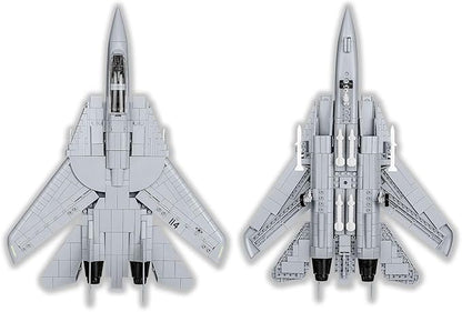 COBI Top Gun F-14A Tomcat Fighter Plane - 1:48 Scale 754 Piece Building Set with Maverick and Goose Figures