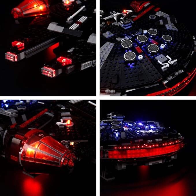 LIGHTAILING Light for Lego-75389 The Dark-Falcon - Compatible with Lego Building Set - NOT Included The Model Set