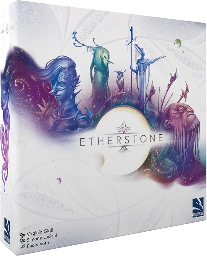 Etherstone Card Game - Evolving Strategy Game with Factions Dice Drafting and Unique Leaders Fun for Kids &amp Adults Ages 14+ 2-4 Players 40-80 Minute Playtime Made by Thundergryph Games