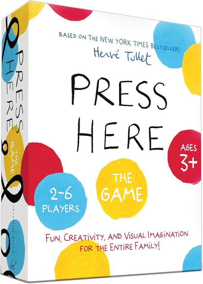 Hervé Tullet's Press Here Game (Art Games for Preschool Preschool Game Games for Children Ages 2-6)