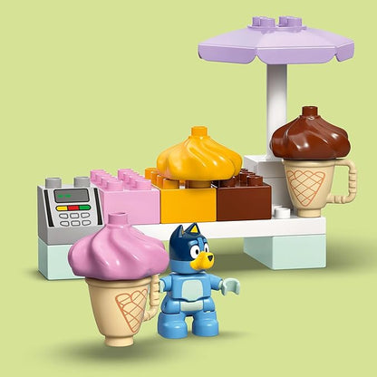 Lego 10458 Bruy and Ice Cream Toy Birthday Present Blocks Education Boys Girls Kids 1.5 Years 2 Years 4 Years Toddlers Animals Creatures Figures Goods Games