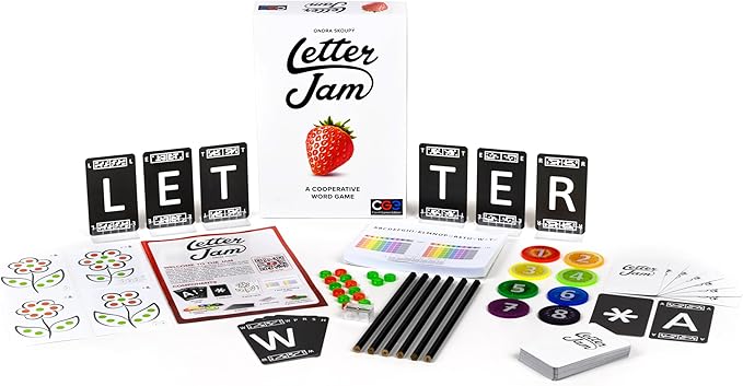 Letter Jam | CGE Board Game | Co-op Word Game for Game Nights &amp Parties