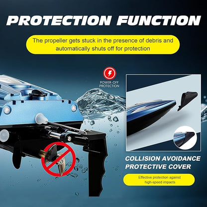 jaming 2.4Ghz RC Boat25KPH Fast Speed RC Boat14 inch Remote Control Boats for Kids and Adults Waterproof Toy Boats for Lakes &amp Pools Gifts for Kids Boys (Red)