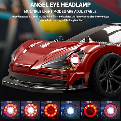 GoolRC RC Drift Car 1:16 Scale 4WD 35KM/H High Speed Remote Control Cars Full Proportional RTR 2.4GHz RC Racing Car with LED Lights Drifting Tire Racing Sport Toy Car for Teens and Adults