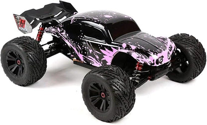 SummitLink Custom Body Compatible for 1/10 1/8 Scale RC Car or Truck (Truck not Included) (Muddy Pink Over Black)
