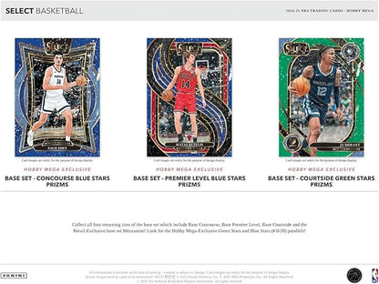 2024-25 Panini Select Basketball Hobby Exclusive Mega Box HOFBC by Panini