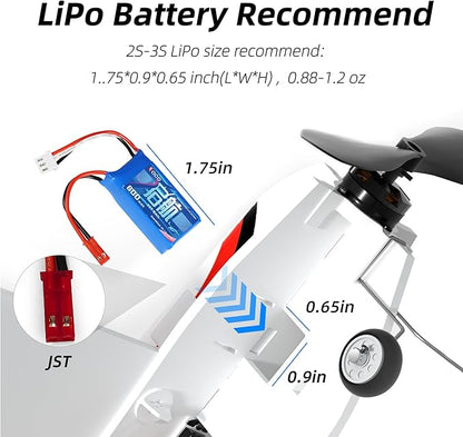 Radiolink A560 Plug &amp Play (PNP) 3D RC Airplane 580mm Wingspan with 6 Flight Modes 4 Channels Gyro Byme-A Flight Controller Brushless Motor&ampESC for Beginner &amp Experienced (No Radio/Recei