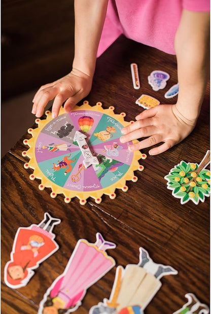 eeBoo: Fairytale Spinner Collect The Elements &amp Tell a Story Create Your Own Story as You Play for 2 to 4 Players for Ages 5 and up