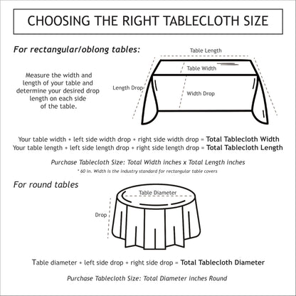 Benson Mills Merry Ribbons Engineered Printed Jacquard Fabric Christmas Table Cloth, Elegant Christmas Tablecloth for All Holiday and Winter (60" x 120" Rectangular)