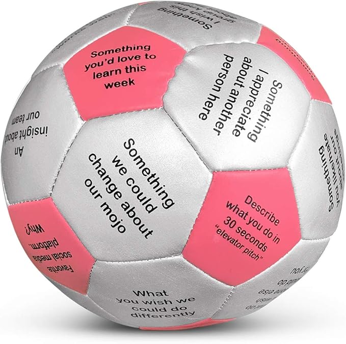 Trainers Warehouse 6 Thumball Collection 32 Prompts for Conversation Team Building Relationship and Training