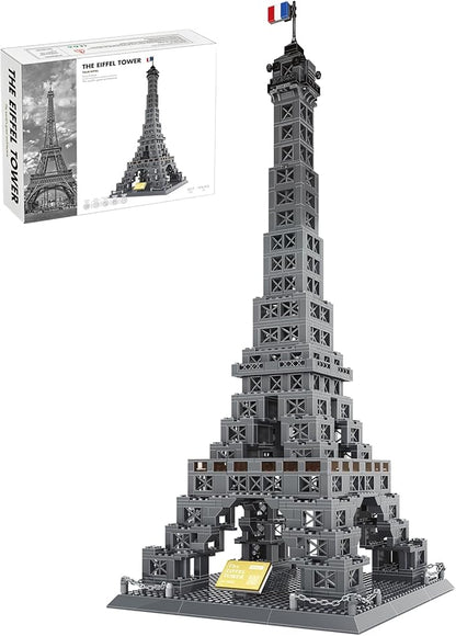 Eiffel Tower Building Set 976 Pieces Paris Architecture Model Kit with French Flag &amp Nameplate Romantic France Landmark Souvenir Gift 3D Construction Puzzle for Adults &amp Teens