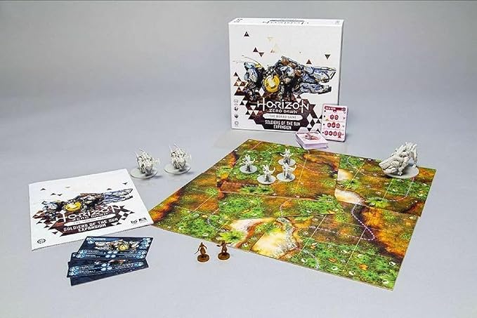 Horizon Zero Dawn: The Soldiers of the Sun Expansion – A Board Game Expansion by Steamforged Games – 60-90 Mins of Gameplay – Family Game Night – Teens &amp Adults Ages 14+ - English