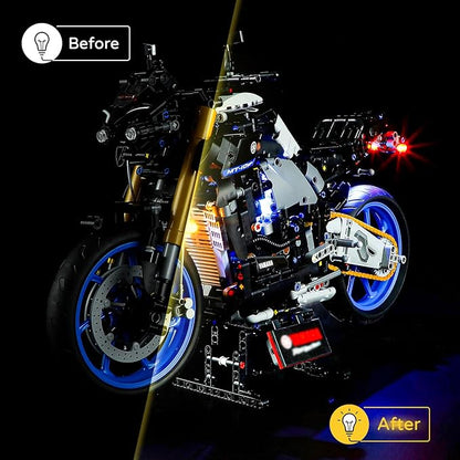 YEABRICKS LED Light for Lego-42159 Technic Yamaha MT-10 SP Building Blocks Model (Lego Set NOT Included)