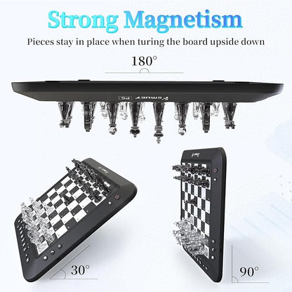 Electronic Chess Set Board Game Computer Chess Game Electronic Chess Set Game Chess Sets Games Lovers for Beginners Great Partner for Play and Practice