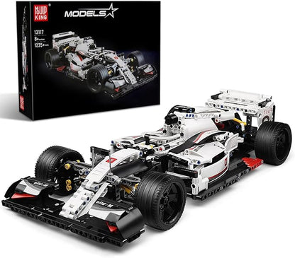 Mould King 13117 Technik Sports Car Model Racing Car Building Blocks Kit 1235 Pcs Collectible Set for Adults Display Model for Home or Office Décor(Static Version)