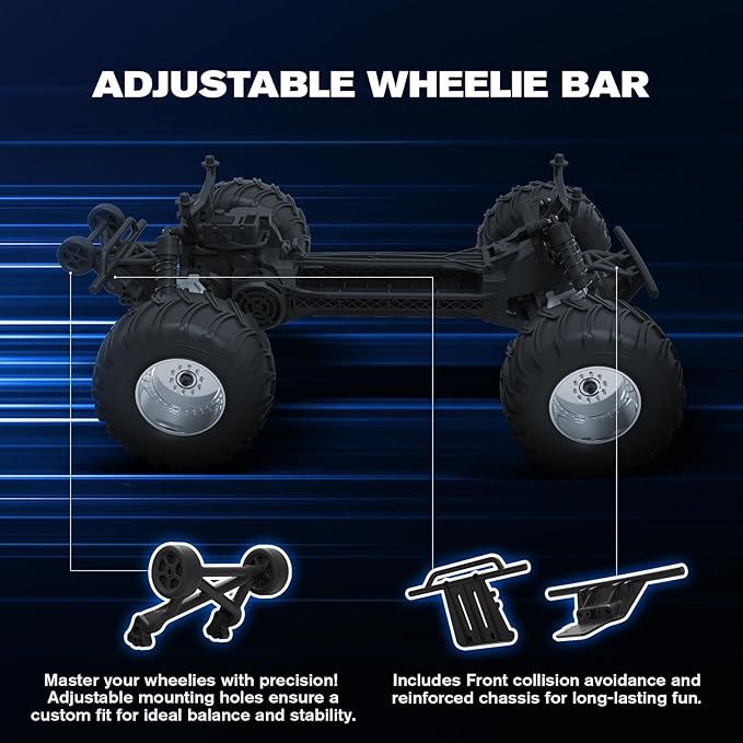 FMS 1/10 RC Truck Ford F-1002WD Monster Truck with Licensed Body 550 Brushed Motor Oil Shocks Independent Suspension – All-Terrain RC Crawler High Speed Off-Road RC Car for Gift(Red First Blood)