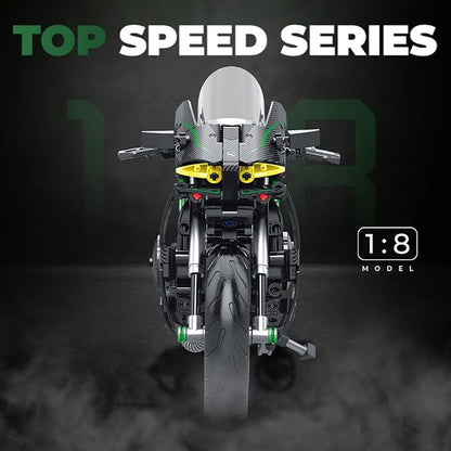MJDDJA 1:8 Motorcycle Building Set for AdultsKickstand for DisplayGift for Boys Girls Kids 8 9 10 11 12 Years Old Teenage Boys Gifts on Birthday(511PCS)