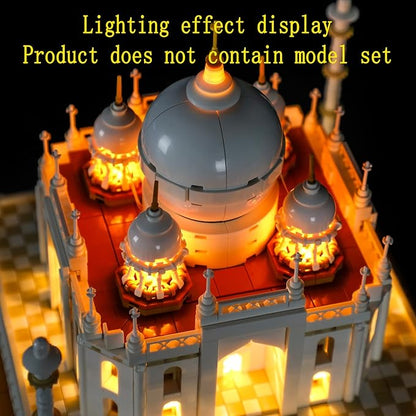 Version 2021 LED Light Kit Compatible with Lego 21056 Taj Mahal (Ver.2021) - Lighting Set for Architecture Building Model (Model Set Not Included)