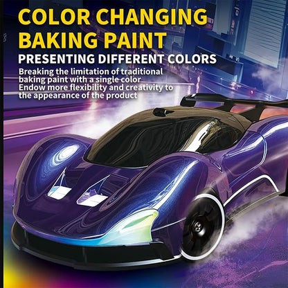 1:20 Scale Remote Control Drift Car 4WD 2.4GHz Racing Sport Toy RC Car with LED Lights Racing and Drift Wheels (Green)