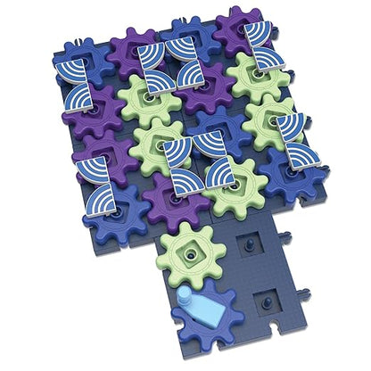 Learning Resources Glowing PatternGears - Building Set with Glow in the Dark Stickers Toddlers Hands-On Toy STEM Construction &amp Engineering Fine Motor Gifts for Boys and Girls