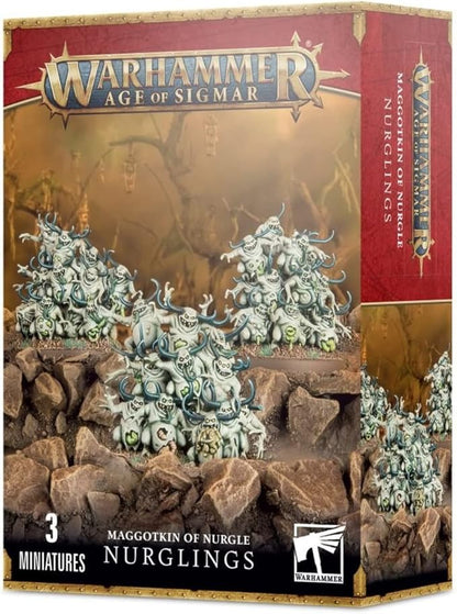 Warhammer Age of Sigmar Maggotkin of Nurgle Nurglings Model Kit