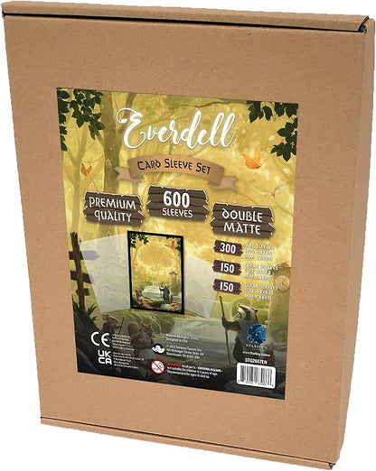 Everdell Card Sleeve Set - Custom Trading Card Sleeves for Base Game &amp Expansions | Includes Standard &amp Mini Sizes | Perfect for MTG Pokemon Cards Yugioh &amp Other Trading Cards